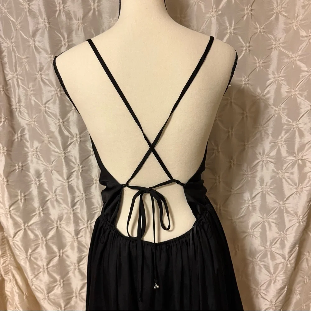 Free People Intimately Good Company Slip Mini Dress in Black - Picture 7 of 12